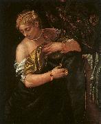 Lucretia Stabbing Herself